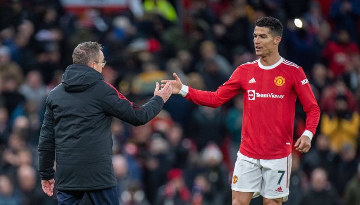 Ральф Рангник и Криштиану Роналду