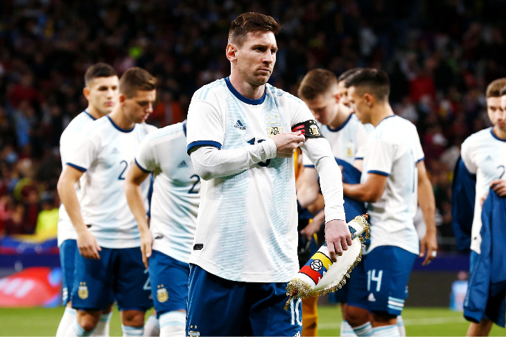 Месси в сборной Аргентины в 2019 году