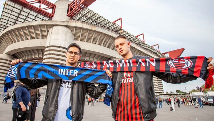 Болельщики «Интера» и «Милана»