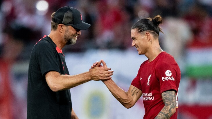 Юрген Клопп и Дарвин Нуньес