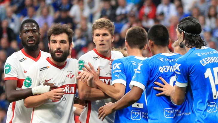 «Динамо» — «Спартак». Фрагмент матча 