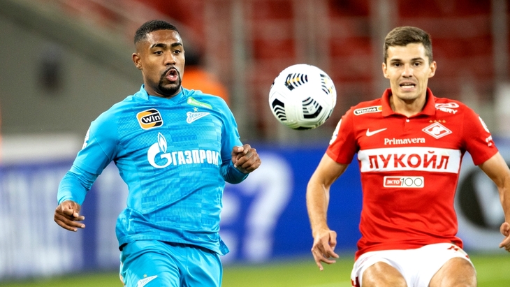 «Зенит» 18 матчей не проигрывает московским клубам в РПЛ