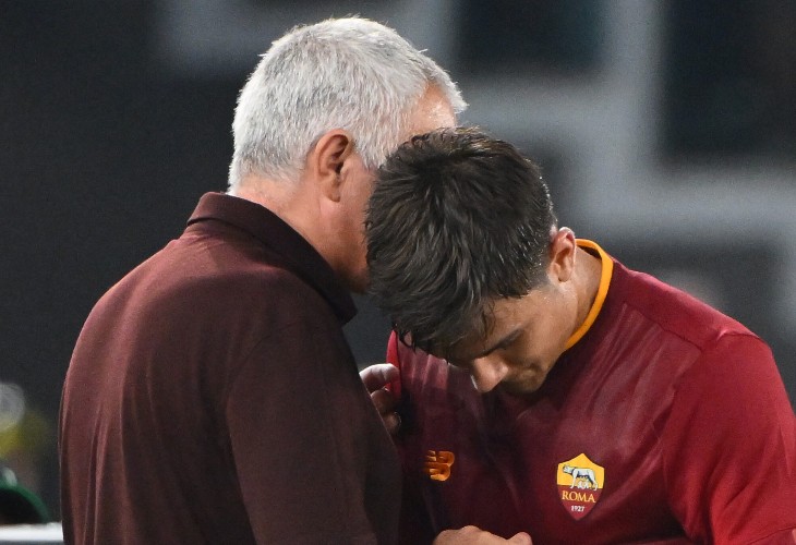 Жозе Моуринью и Пауло Дибала