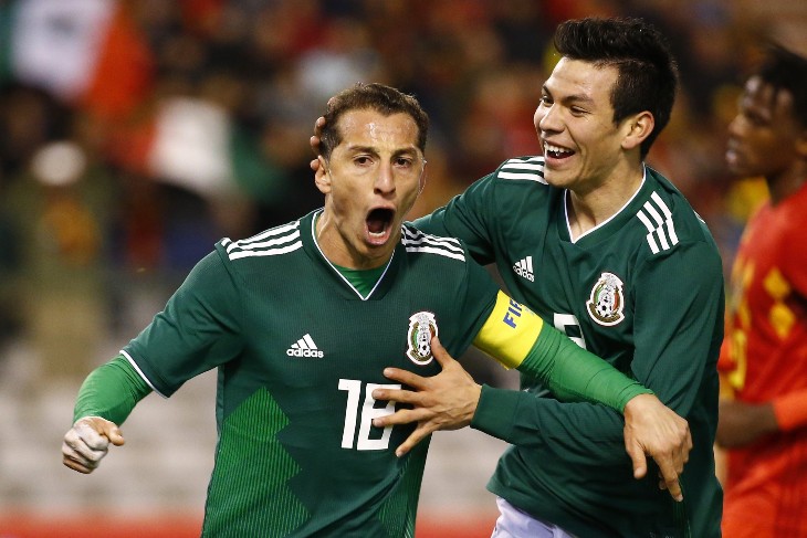 Андрес Гуардадо (слева)