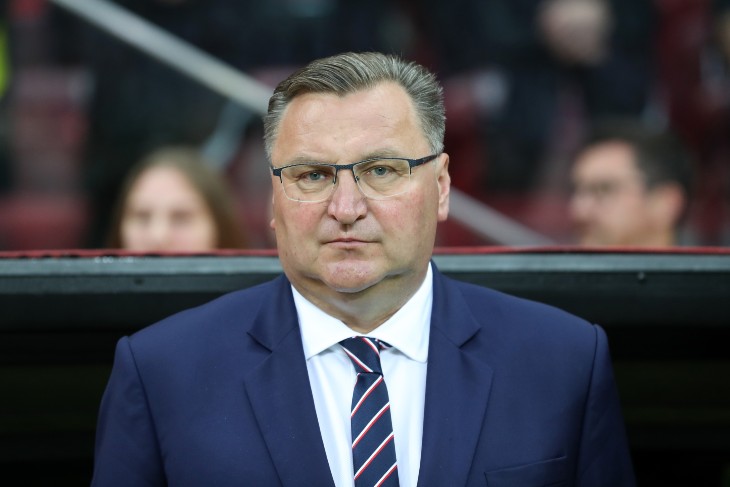 Главный тренер сборной Польши Чеслав Михневич