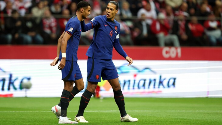 Коди Гакпо и Вирджил Ван Дейк