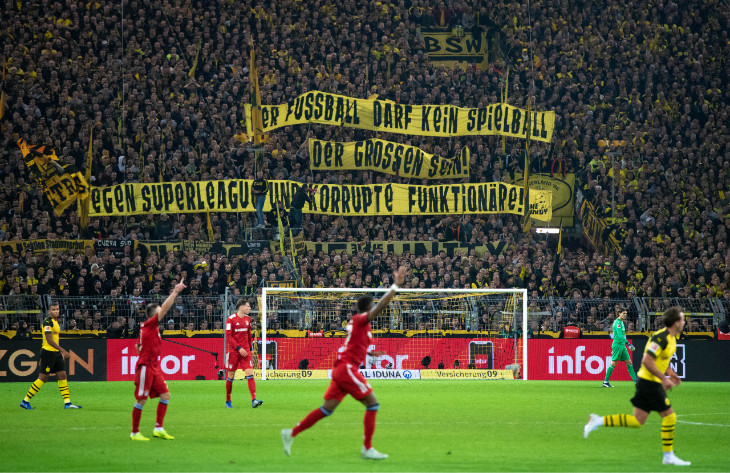 Протесты против Суперлиги