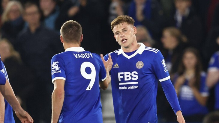 Джейми Варди и Харви Барнс