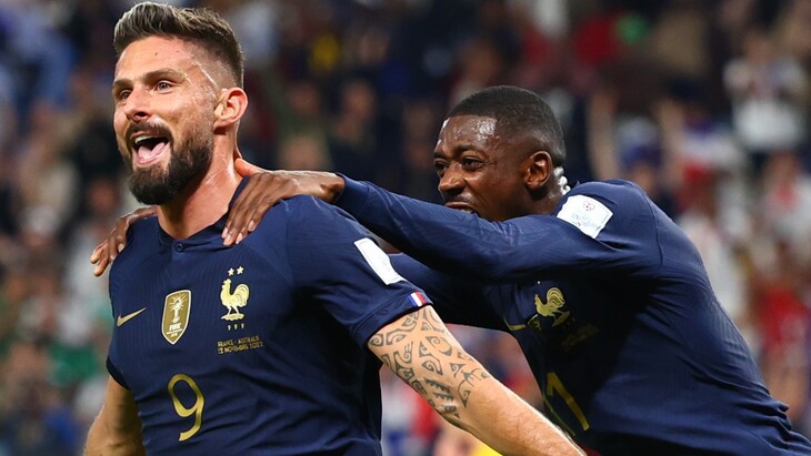 Оливье Жиру и Усман Дембеле