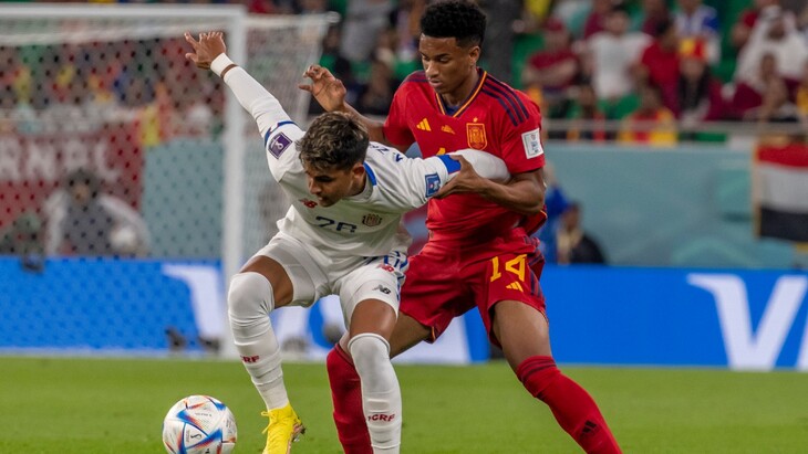 Испания — Коста-Рика