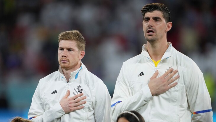 Тибо Куртуа и Кевин Де Брюйне