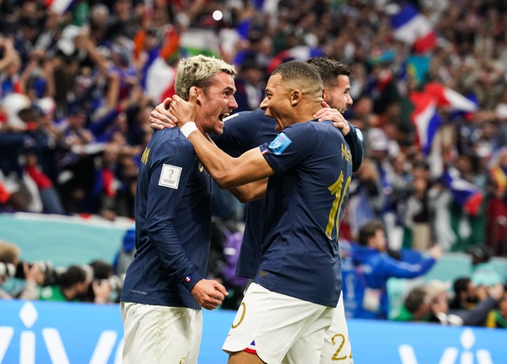 Антуан Гризманн и Килиан Мбаппе