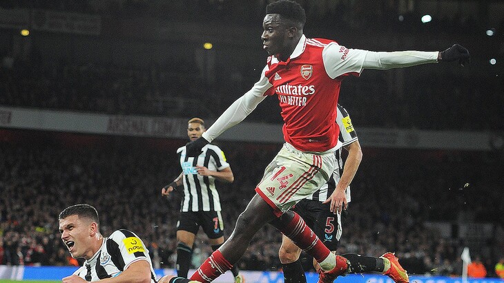 Фрагмент матча «Арсенал» — «Ньюкасл»
