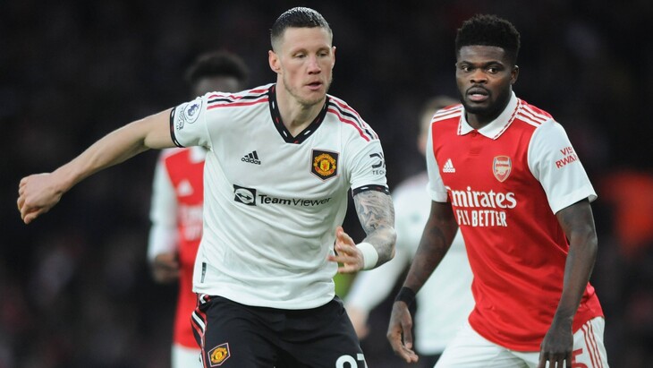 Фрагмент матча «Арсенал» — «Манчестер Юнайтед»