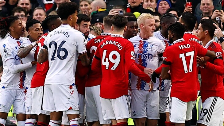 Фрагмент матча «Манчестер Юнайтед» — «Кристал Пэлас»