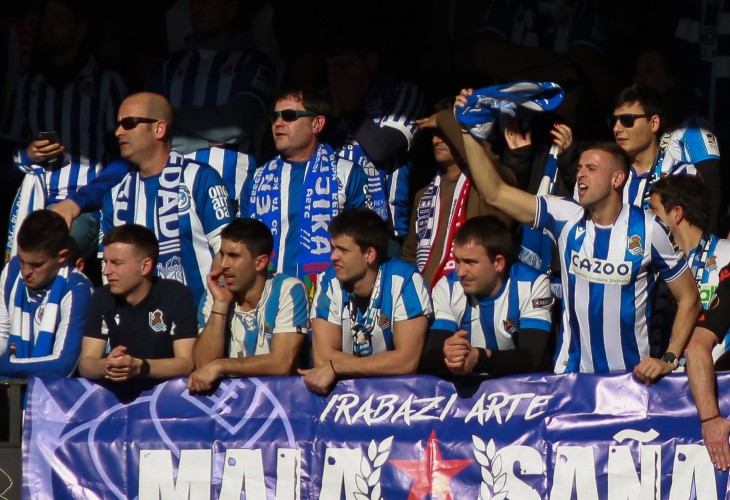 Фаны «Реал Сосьедада»