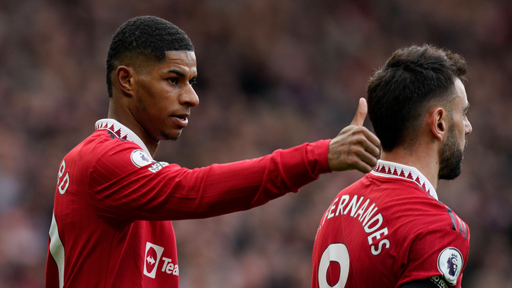 Маркус Рэшфорд и Бруну Фернандеш