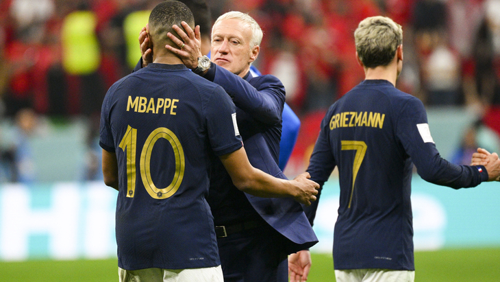 Килиан Мбаппе и Дидье Дешам