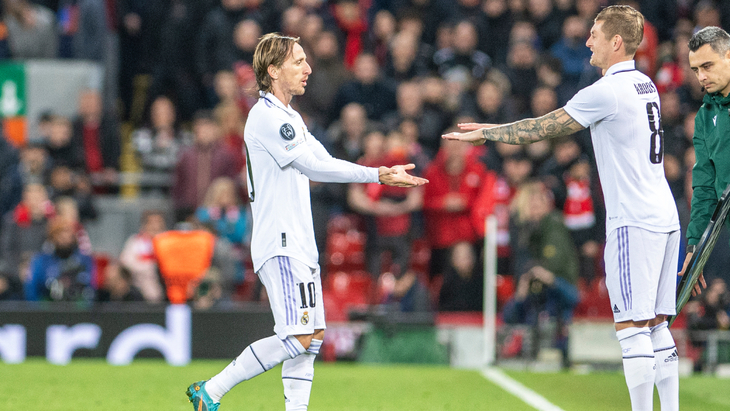 Тони Кроос и Лука Модрич Тони Кроос и Лука Модрич