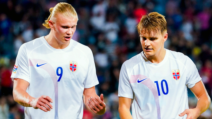 Эрлинг Холанн и Мартин Эдегор