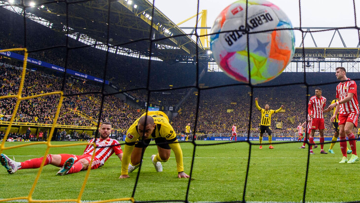 Фрагмент матча «Боруссия» — «Унион»