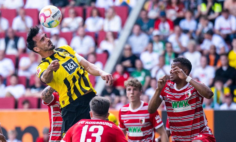 Фрагмент матча Аугсбург — Боруссия