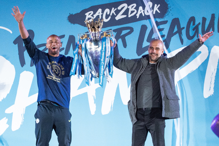 Венсан Компани и Хосеп Гвардиола