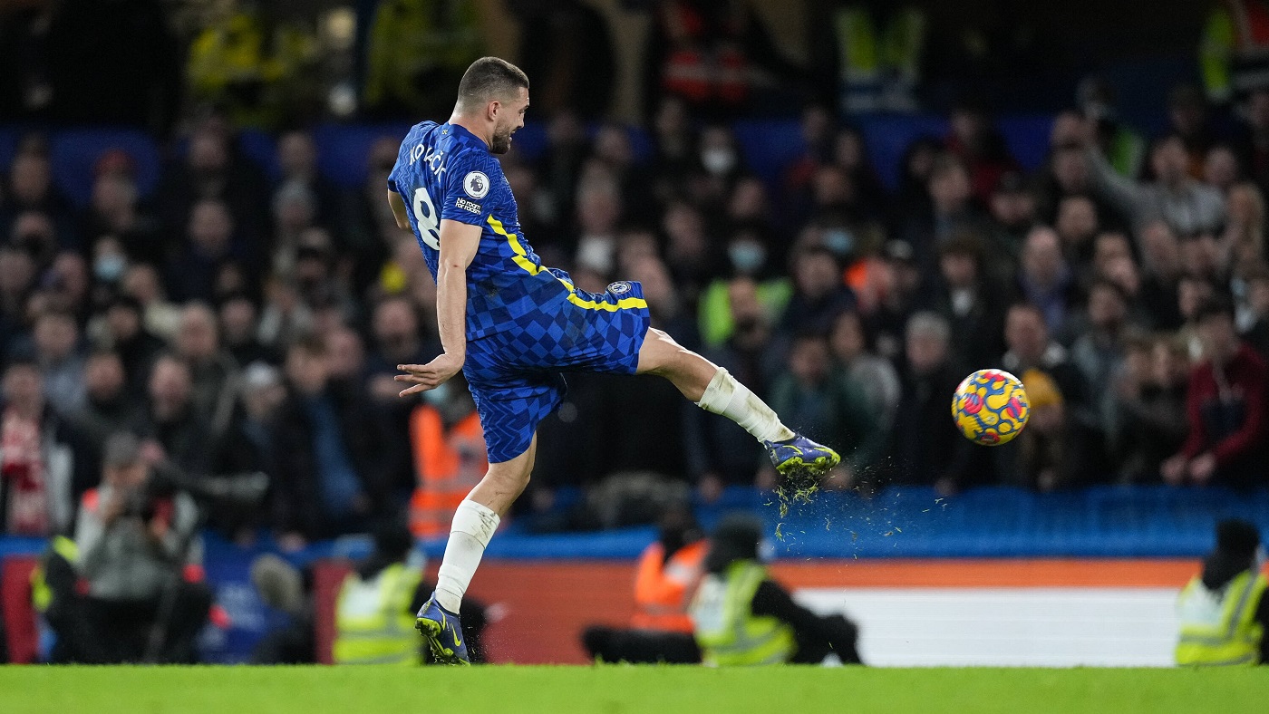 Гол Ковачича в ворота «Ливерпуля»