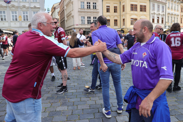 Болельщики в Праге