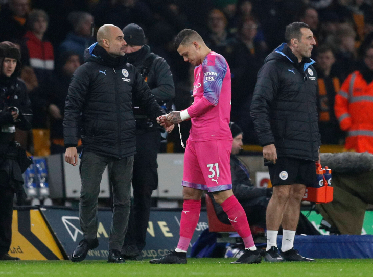 Гвардиола и Эдерсон