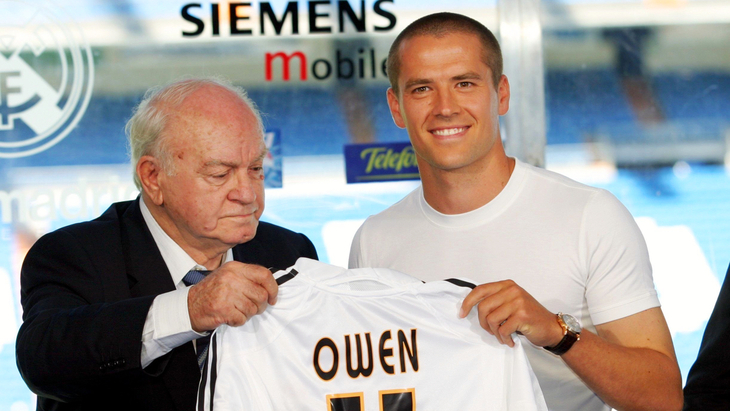 Презентация Майкла Оуэна в качестве игрока «Реала»