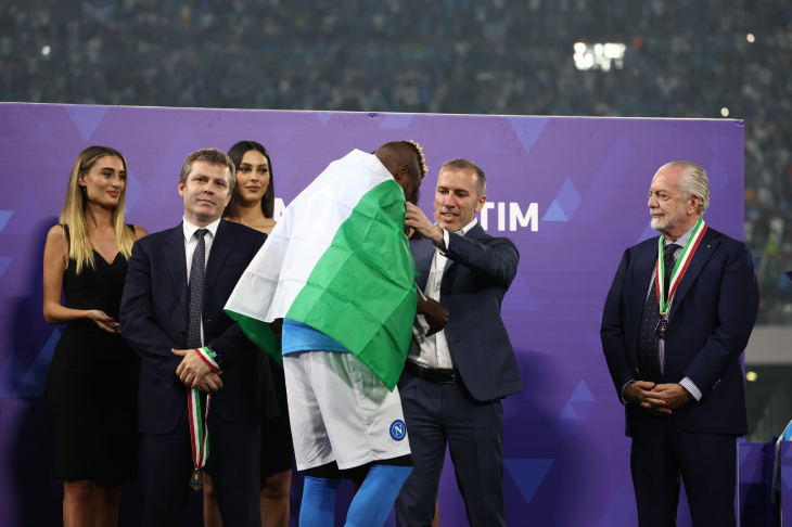 Виктор Осимхен и Де Даурентис