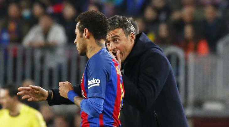 Неймар  и Луис Энрике