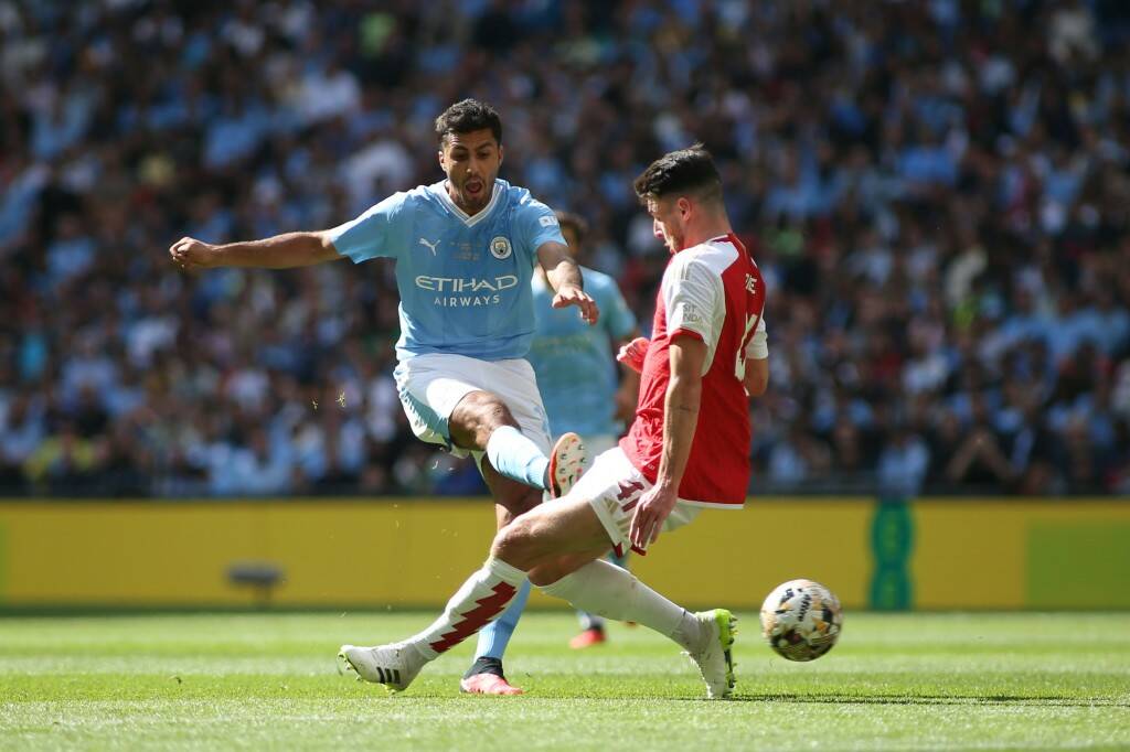 Фрагмент матча Манчестер Сити — Арсенал