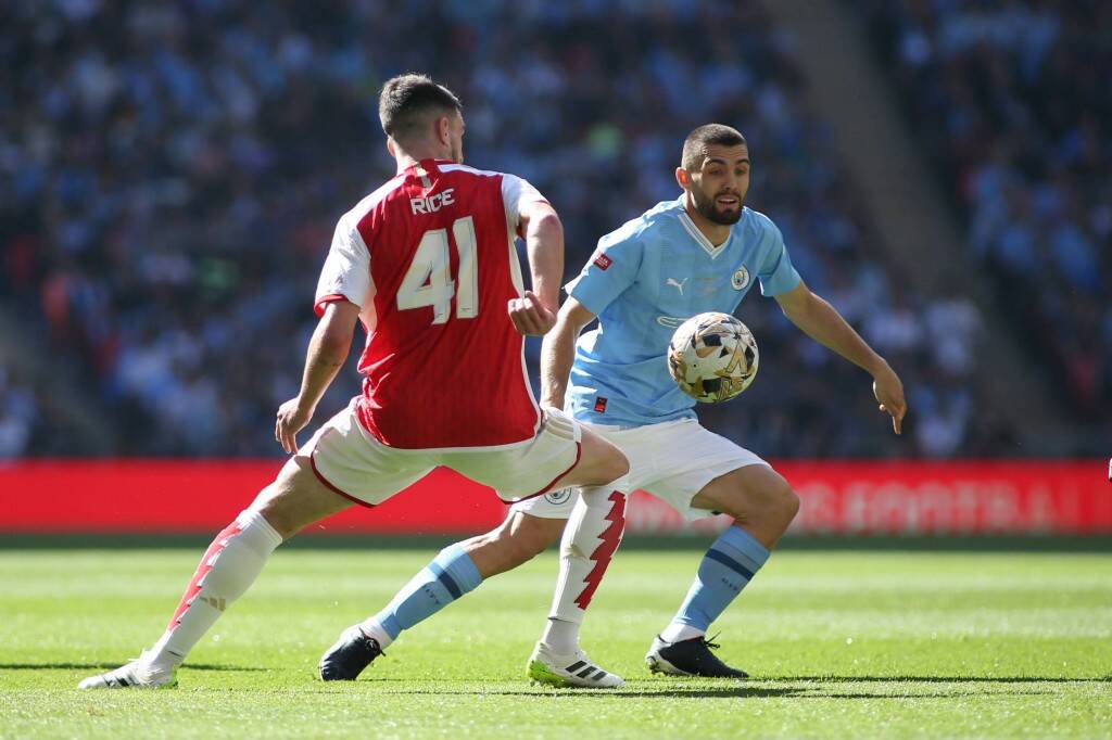 Фрагмент матча Манчестер Сити — Арсенал