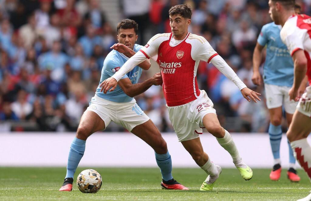 Фрагмент матча Манчестер Сити — Арсенал