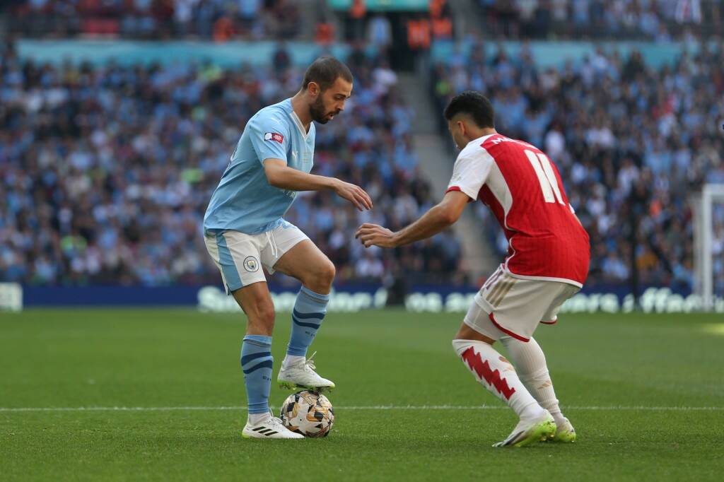 Фрагмент матча Манчестер Сити — Арсенал