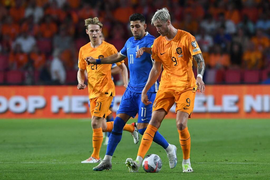 Фрагмент матча Нидерланды — Греция