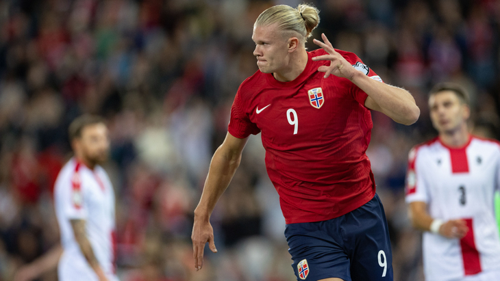 Фрагмент матча Норвегия — Грузия