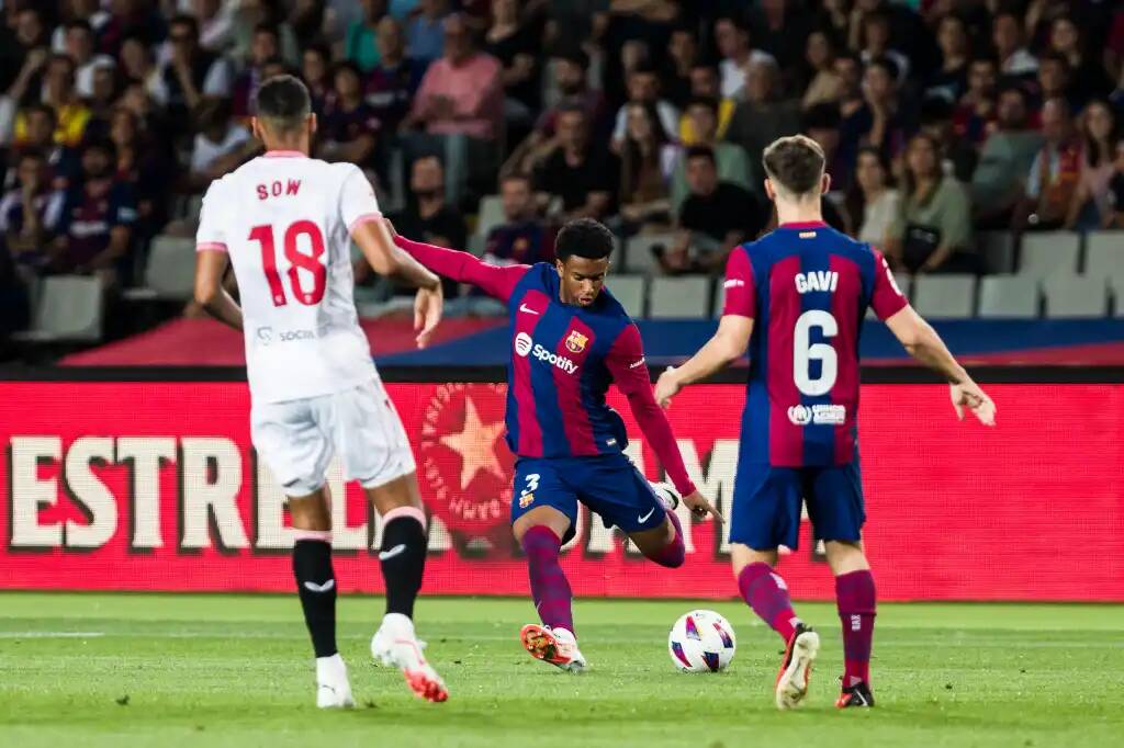 Фрагмент матча Барселона — Севилья