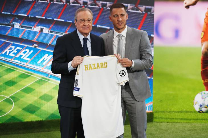 Флорентино Перес и Эден Азар