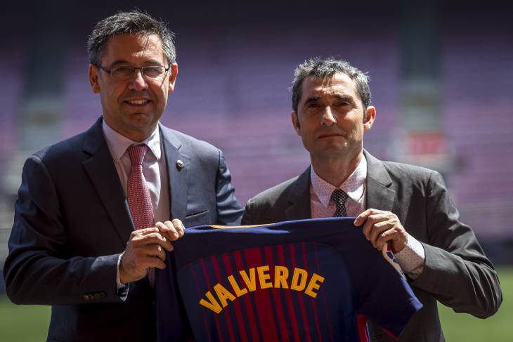 Бартомеу и Эрнесто Вальверде