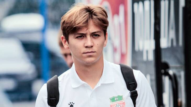 Автор дубля за «Нефтехимик» Матвей Першин