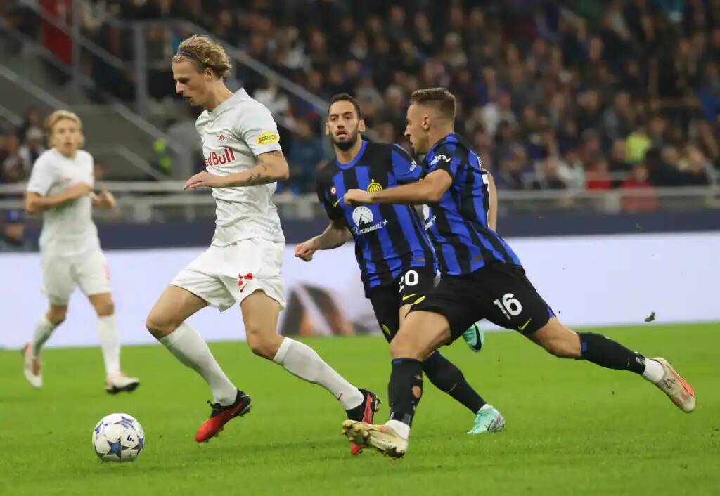 Фрагмент матча Интер — Зальцбург