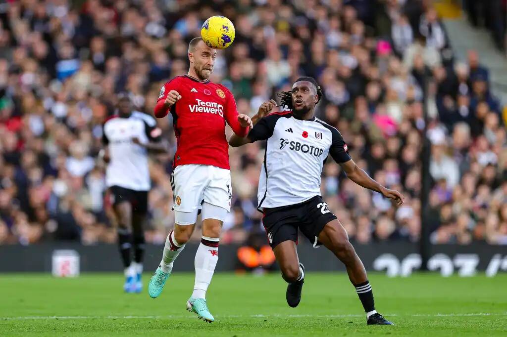 Фрагмент матча Фулхэм — Манчестер Юнайтед