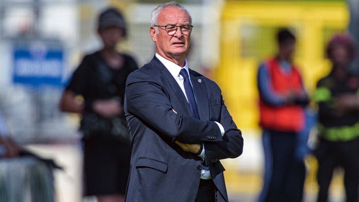 Тренер хозяев Клаудио Раньери