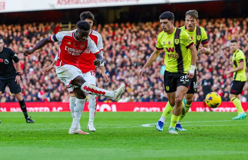 Фрагмент матча Арсенал — Бернли