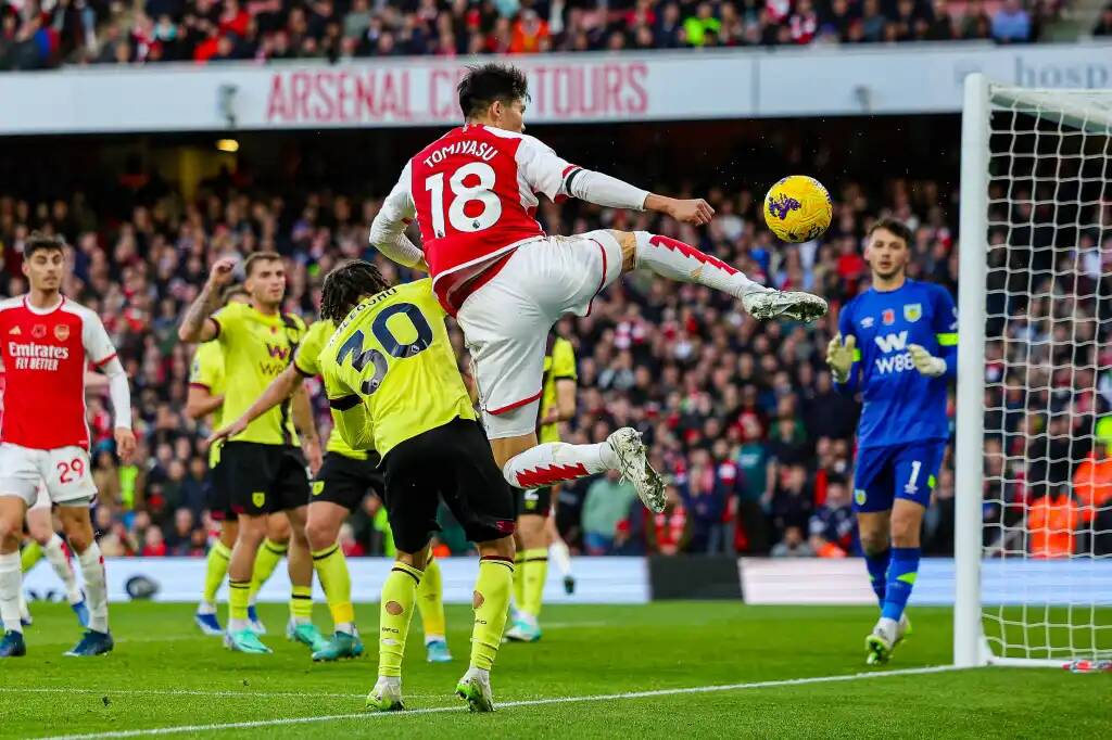 Фрагмент матча Арсенал — Бернли