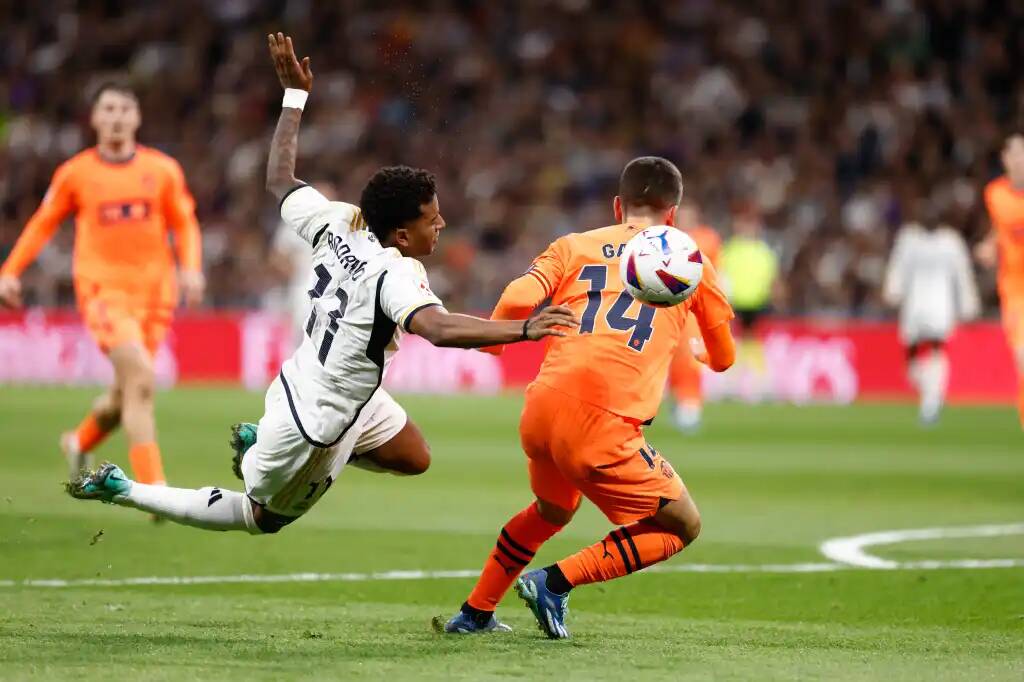 Фрагмент матча Реал — Валенсия