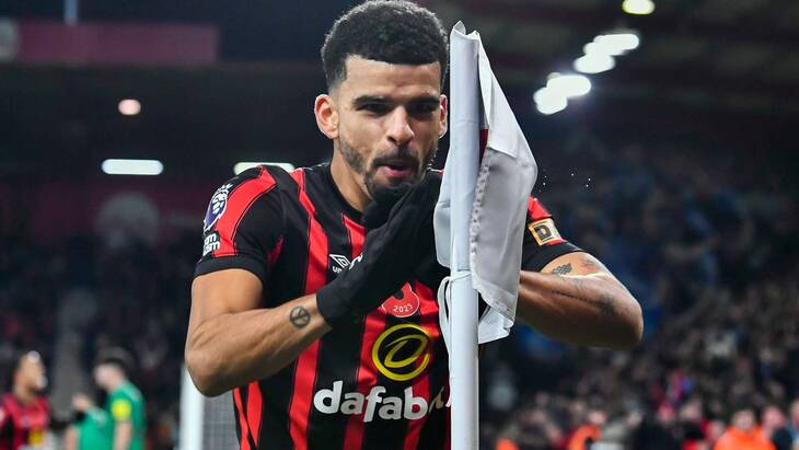 Нападающий «Борнмута» Доминик Соланке